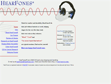 Tablet Screenshot of hearfones.com